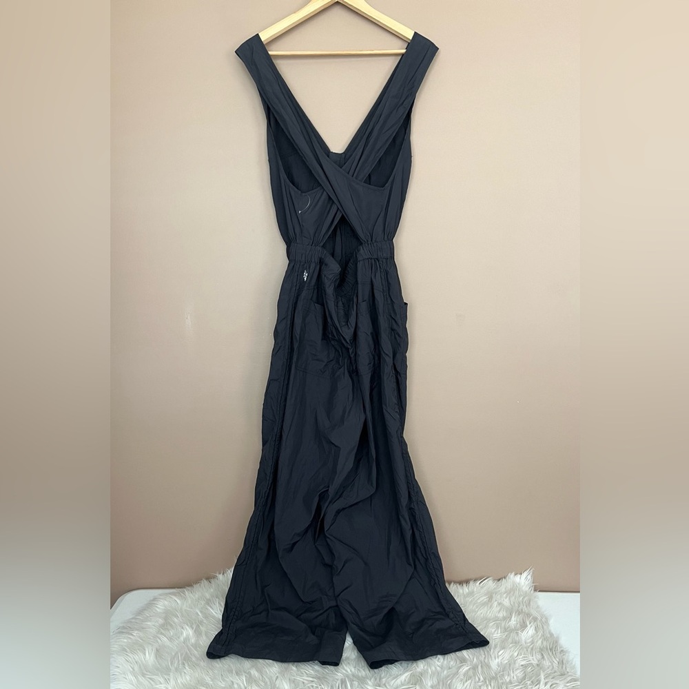{FP Movement} Back on Trek One Piece Jumpsuit in Black - Womens Large - Picture 5 of 14